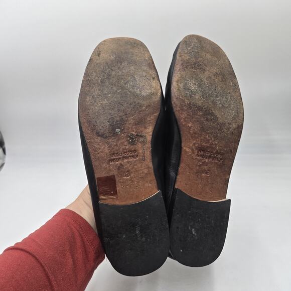 Clif Paris Hand Made Black Leather Loafer Italy Dress Shoes Size 10 Men (43 EUR) main image 6